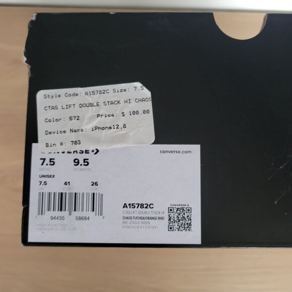 Converse Chuck Taylor All Star Platform Pride Sz 9.5 Women Shoes Leopard A15782C - Picture 10 of 11